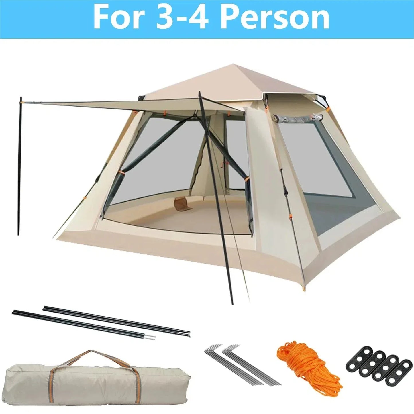 instant Up Tent family Camping Tent Instant Up Tent Portable Waterproof Automatic Tent Family Camping Tent