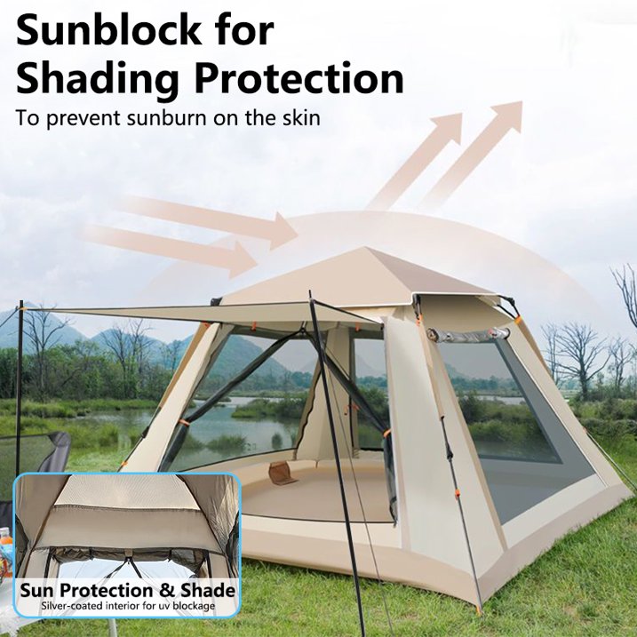 instant Up Tent family Camping Tent Instant Up Tent Portable Waterproof Automatic Tent Family Camping Tent